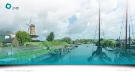 Dutch History (Image of a dutch classic landscape)